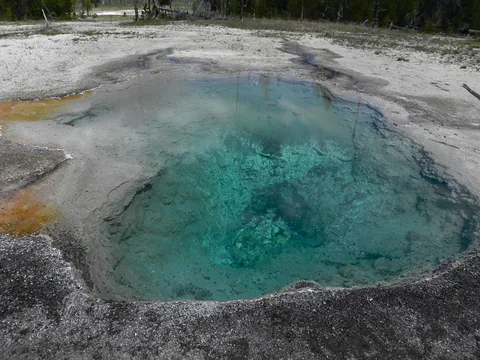 Yellowstone National Parl, Wyoming, USA. Det mest fantastiske og magiske sted i verden, med vandfald, geysere, vilde bjørne, ulve, elge og meget mere. Prøv det en gang, og du bliver afhængig.