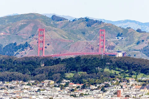 Udsigt fra Twin Peaks, San Francisco, Californien, USA