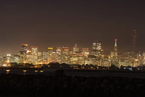 Natbilleder fra Berkeley Marina
