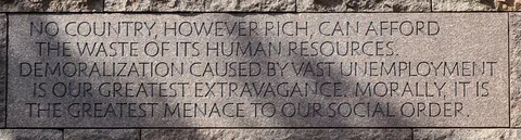 Franklin Delano Roosevelt Memorial, Washington D.C., USA