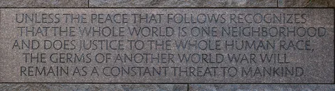 Franklin Delano Roosevelt Memorial, Washington D.C., USA