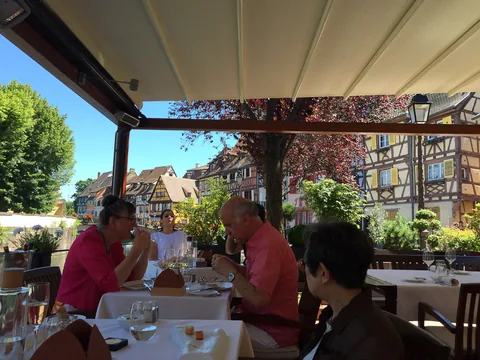 Frokost på 2 stjernede JY'S i Colmar.