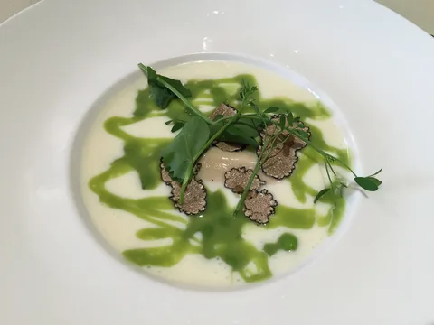 Endnu en sublim frokost på L'Atalier du Peintre i Colmar, Alsace.