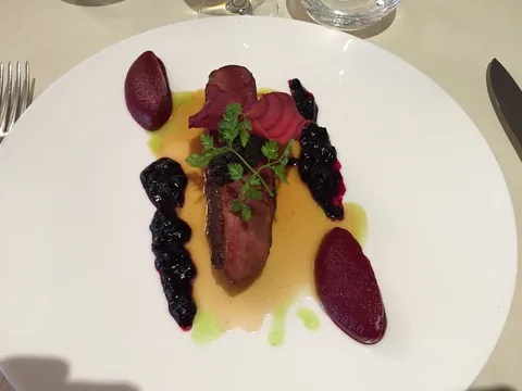Endnu en sublim frokost på L'Atalier du Peintre i Colmar, Alsace.