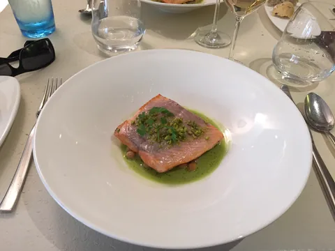 Endnu en sublim frokost på L'Atalier du Peintre i Colmar, Alsace.