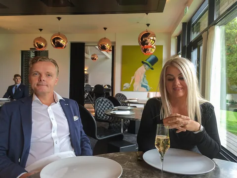 En fantastisk middag på Frederikshøj.