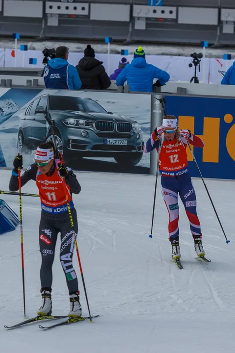 Norsk skiskytte Tiril Eckhof, Holmenkollen, Oslo, Norge