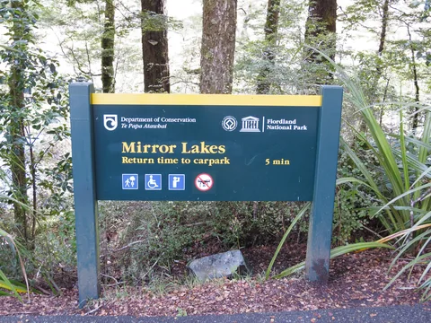 Mirror Lakes, South Island, New Zealand