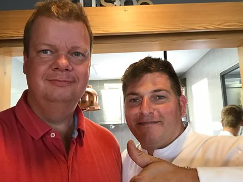 Besøg hos L'Alchemille i Kayserberg og selfie med Jérôme Jaegle