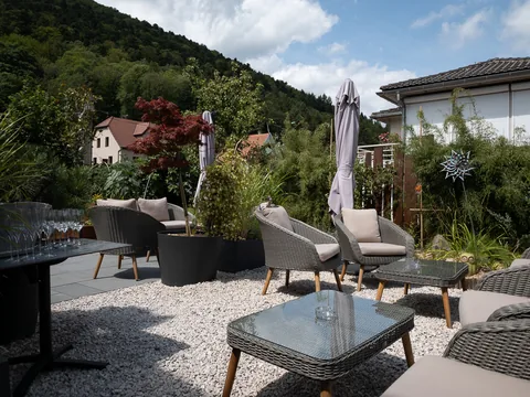 Frokost på L'Alchemille, Kaysersberg, Frankrig