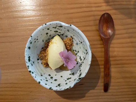 Frokost på L'Alchemille, Kaysersberg, Frankrig
