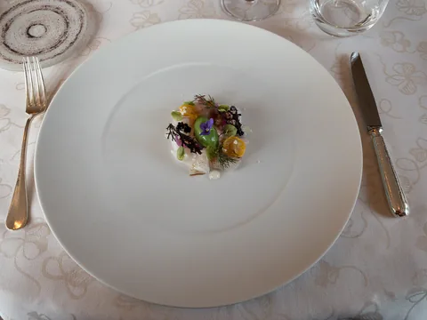 Middag på Le Maximillien, Zellenberg, Alsace, Frankrig