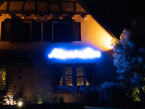 Middag på Le Maximillien, Zellenberg, Alsace, Frankrig
