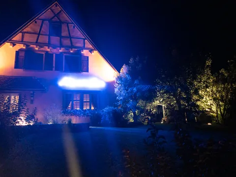 Middag på Le Maximillien, Zellenberg, Alsace, Frankrig