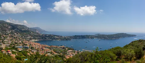 Udsigt fra Mont Boron, Nice, Frankrig