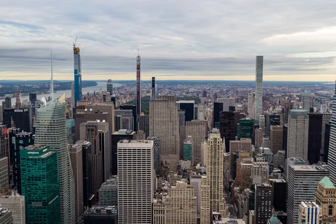 Udsigten fra Empire State Building, New York, USA