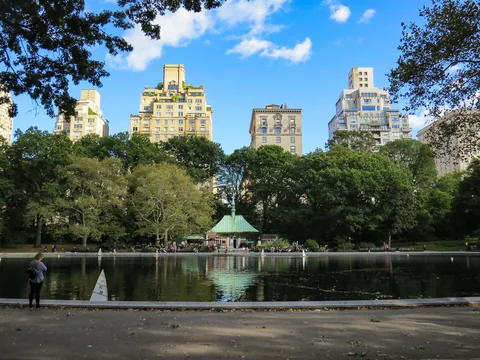 Vandretur i Central Park, New York, USA