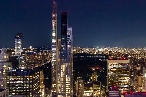 Udsigten fra Top of the Rock, Rockefeller Center, New York, USA