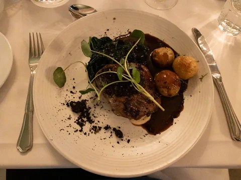 Middag på Fredensborg Store Kro, Fredensborg, Tyskland