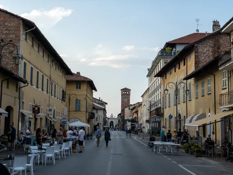 Cherasco, Piemonte, Italien