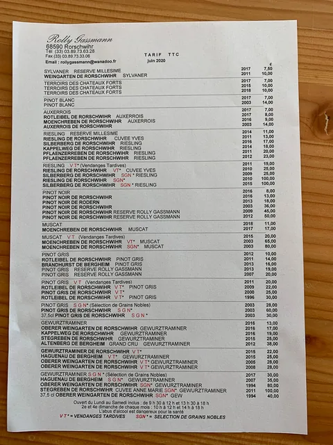 Hård vinsmagning forude hos Rolly Gassmann, Rorswihr, Alsace