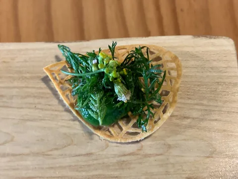 Middag på L'Alchemille, Kaysersberg, Alsace