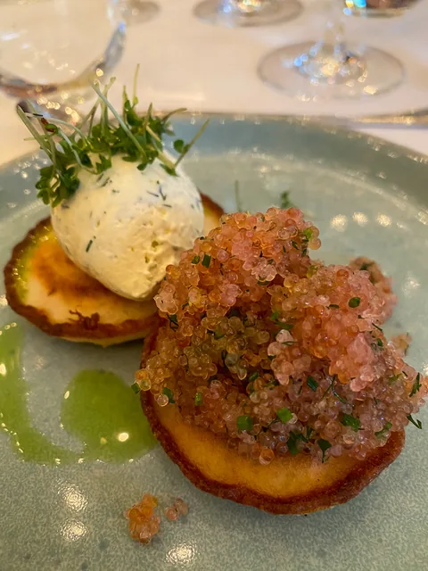 Blinis - Stenbiderrogn - Cremefraiche