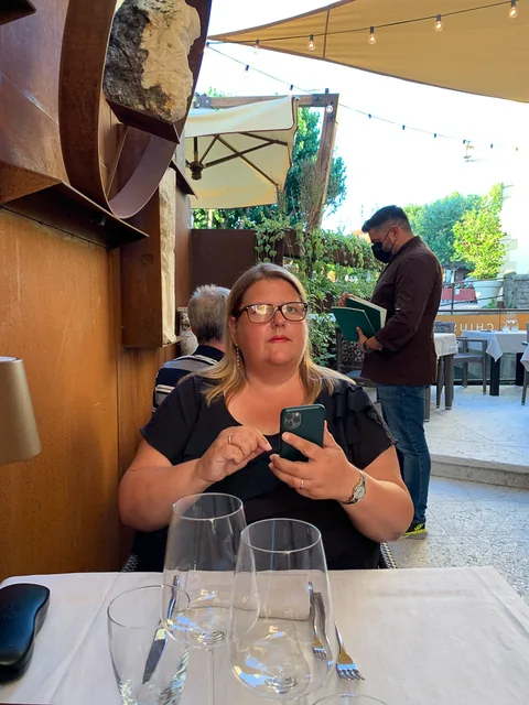 Middag på La Chiusina i Borghetto lidt syd for Gardasøen.