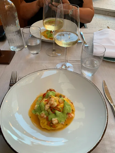 Middag på La Chiusina i Borghetto lidt syd for Gardasøen.
