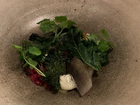 Årets sidste restaurantbesøg med Glenn og Lene, turen gik til Restaurant Palægade, hvor Lene og Rikke hoppede på Julefrokostmenuen, og Glenn og Michael gik efter deres 5 retters menu. Dertil lidt forskellige øl.